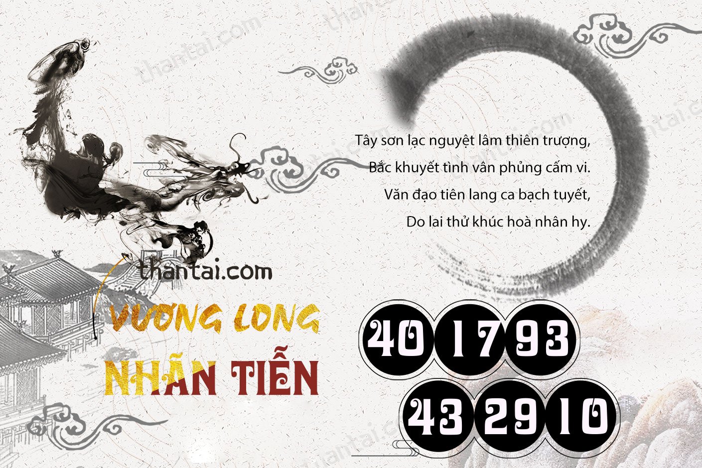 Vương Long Nhãn Tiễn dự đoán những con số đẹp XSMT thứ hai ngày 06/05/2024