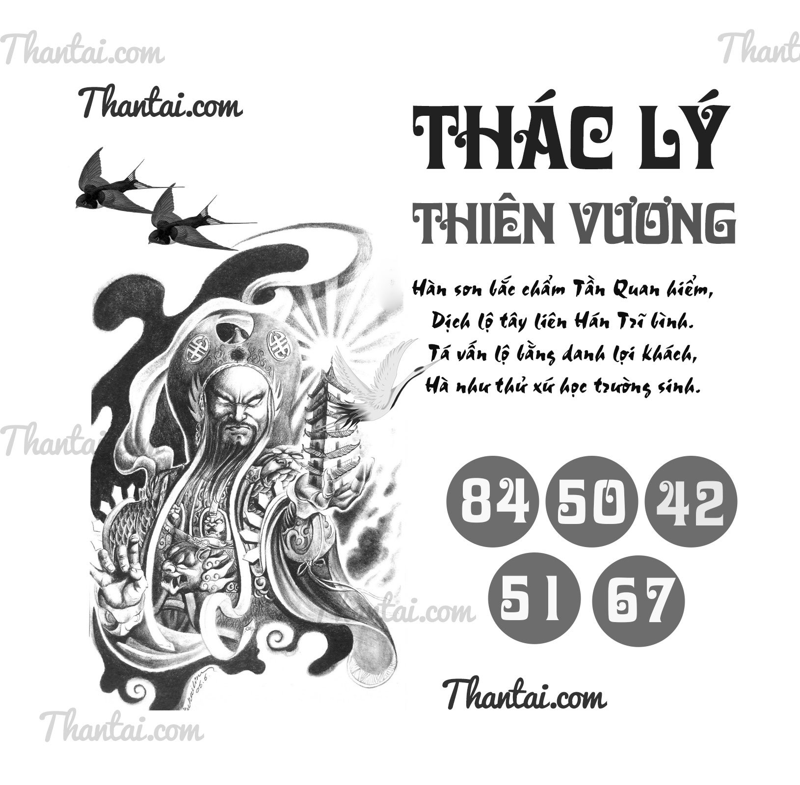 Thác Lý Thiên Vương dự đoán kết quả XSMN