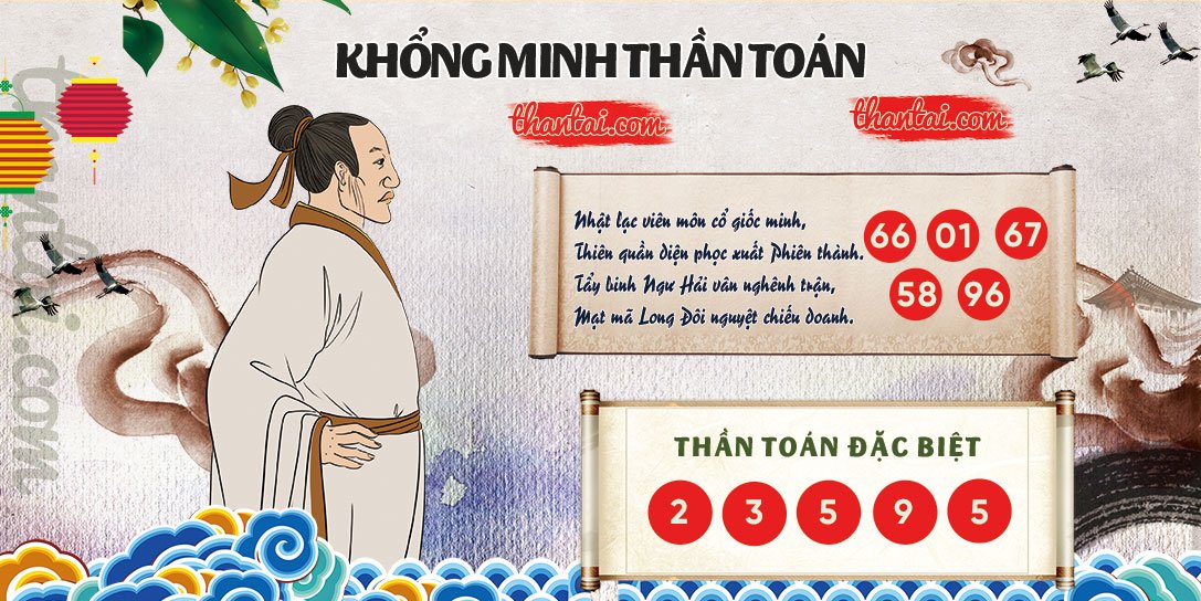 Không Minh Thần Toán soi cầu dự đoán kết quả XSMN