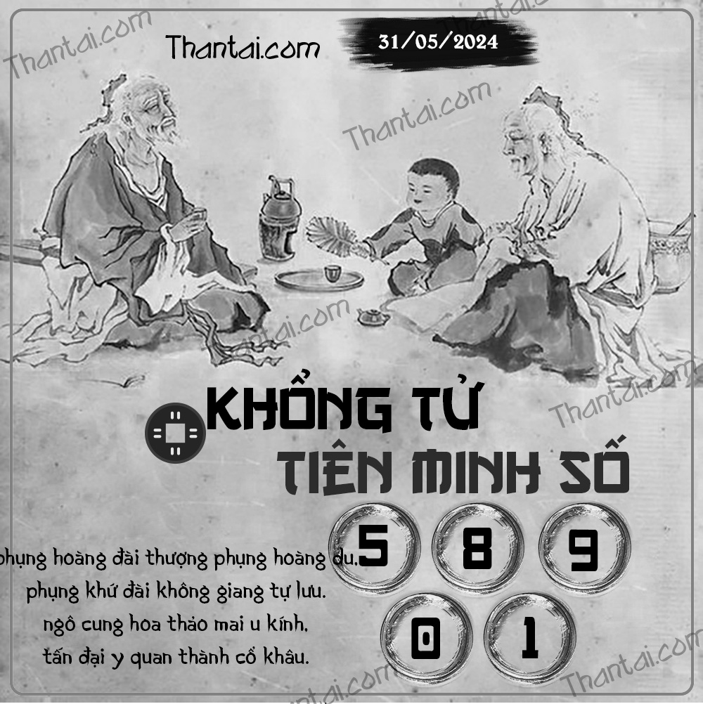 Chốt số nóng XSMB Khổng Tử Tiên Minh Số