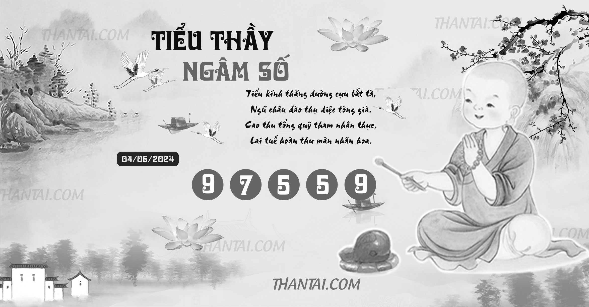 Tiểu Thầy Ngâm Số chốt số lô đẹp XSMB