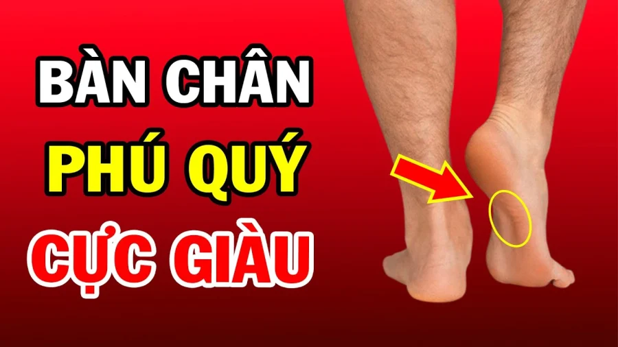 Các nét tướng bàn chân mang lại sự giàu có thịnh vượng