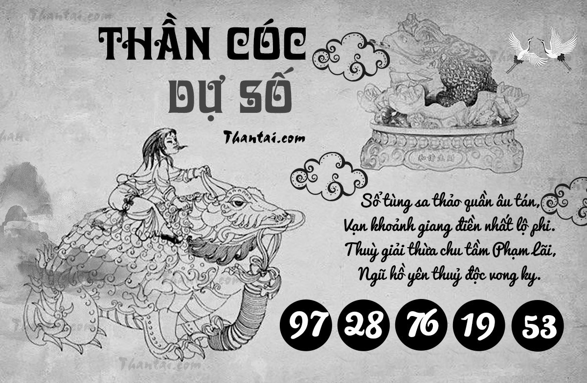 Dự đoán dãy số lô xiên XSMN Thần Cóc Dự Số