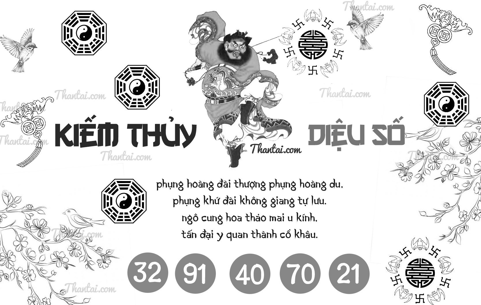 Soi cầu dự đoán loto giải 8 XSMN Kiếm Thủy Diệu Số