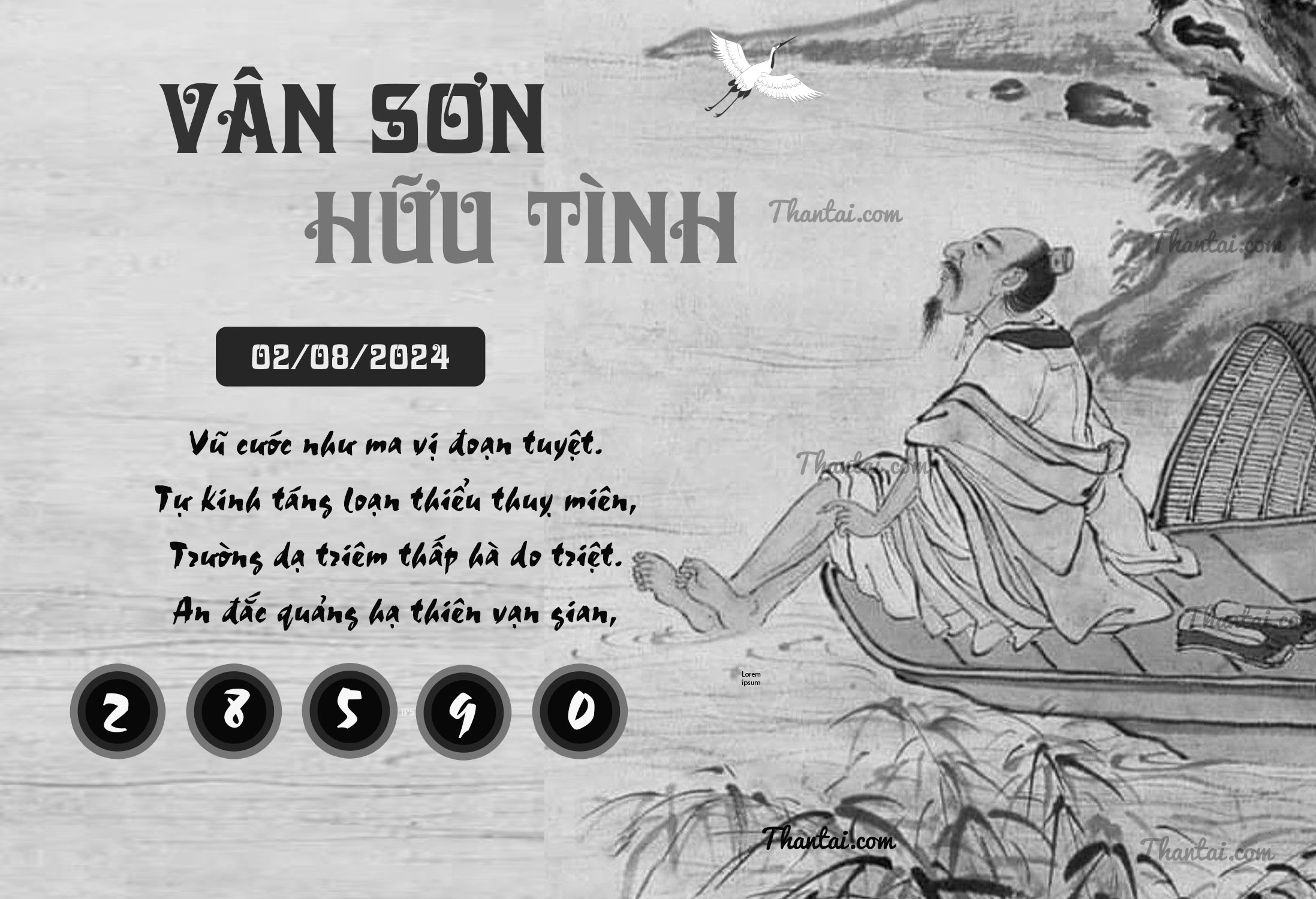 Vân Sơn Hữu Tình dự đoán số nóng xsmb