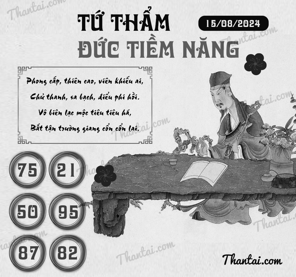 Dự đoán lô kép giải đặc biệt XSMB Tứ Thẩm Đức Tiềm Năng