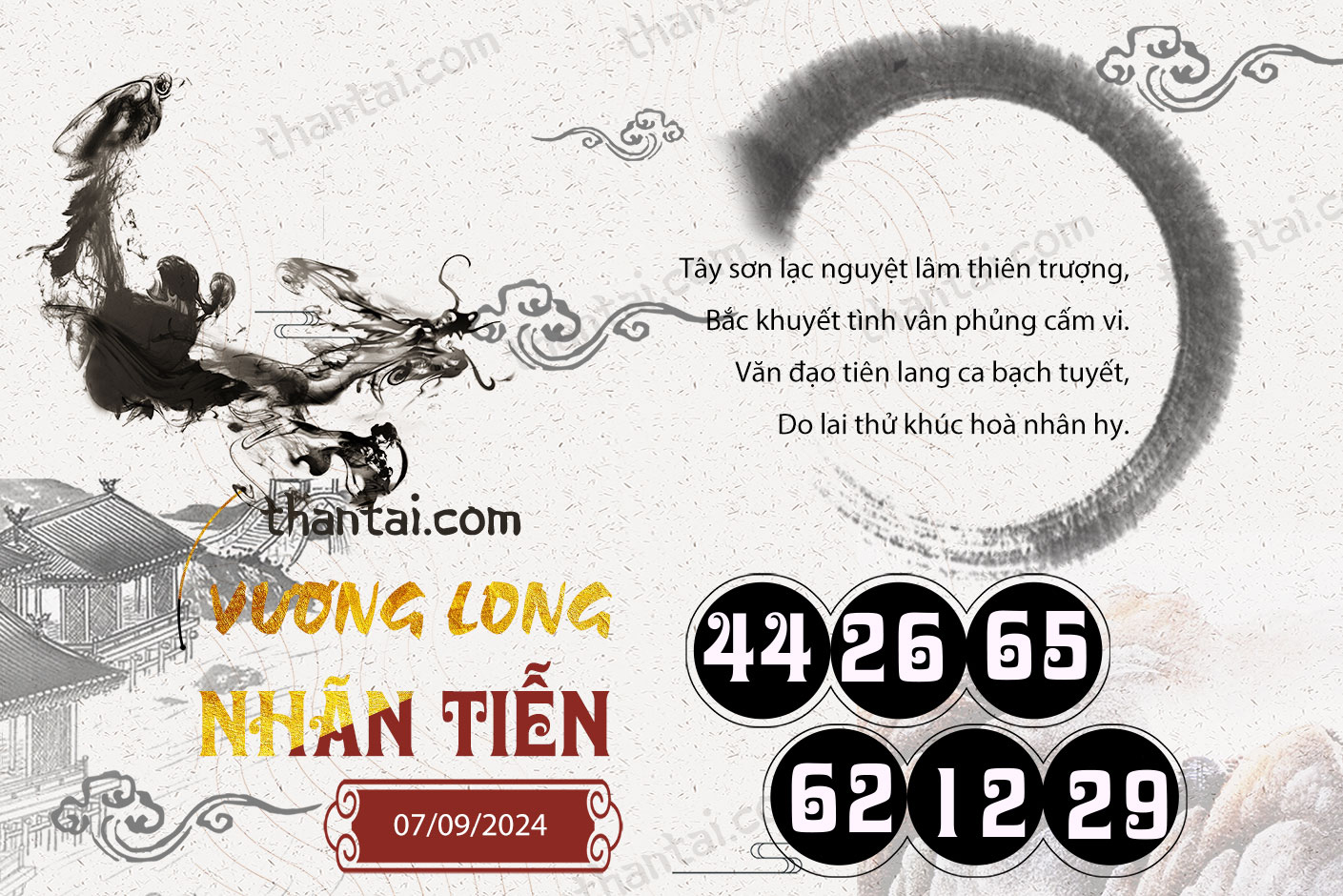 Soi cầu thống kê dự đoán bạch thủ đề XSMB Long Vương Nhãn Tiễn