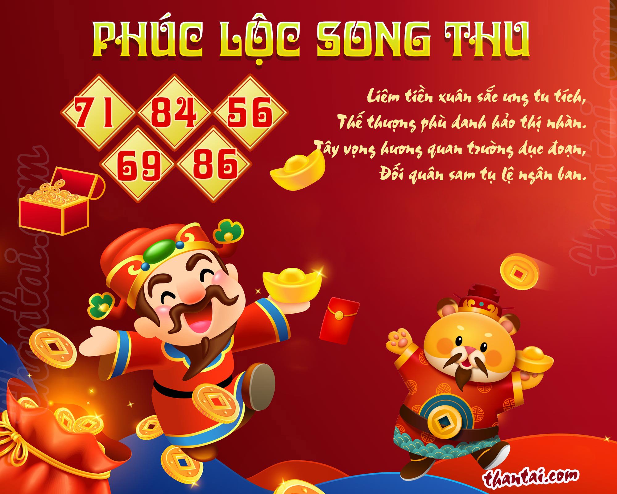 Soi cầu thống kê dự đoán song thủ lô XSMT Phúc Lộc Song Thu