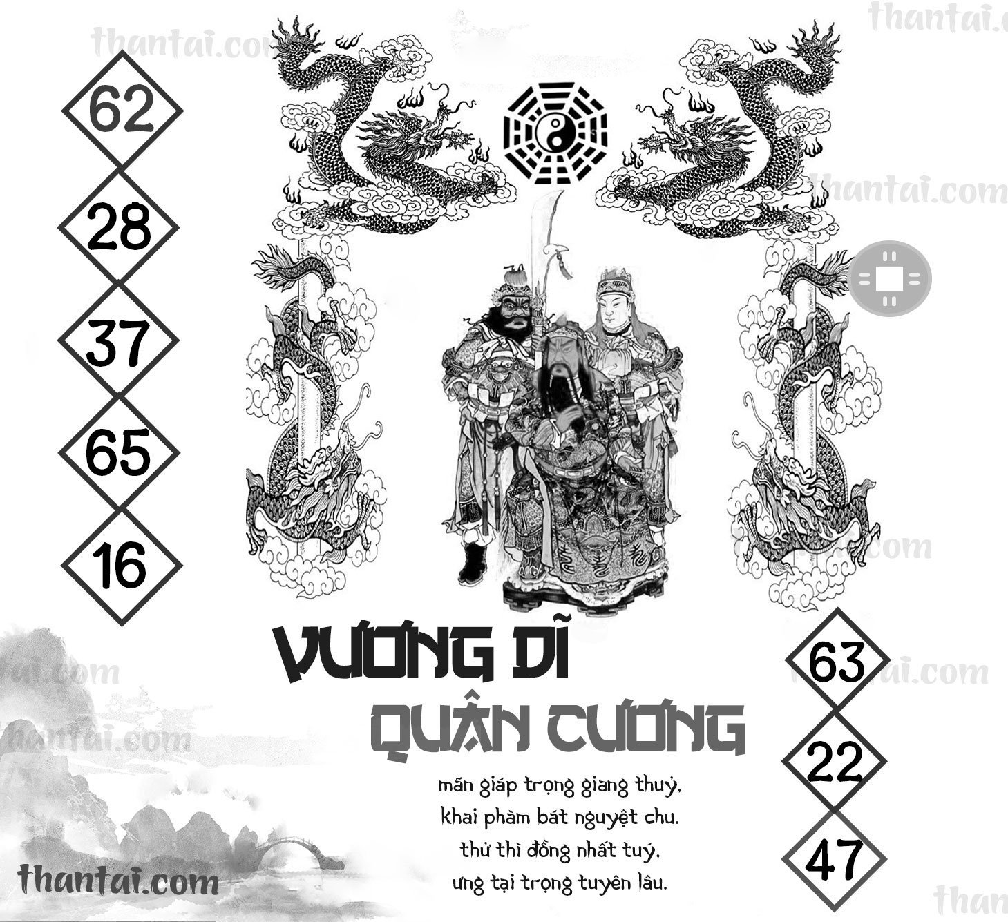 Thống kê soi cầu chốt lô xiên 3 XSMN Vương Dĩ Quận Cương