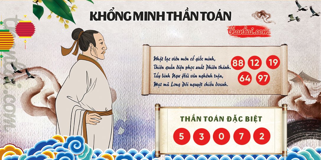 Khổng minh thần toán đoán số miền nam 17/10/2024